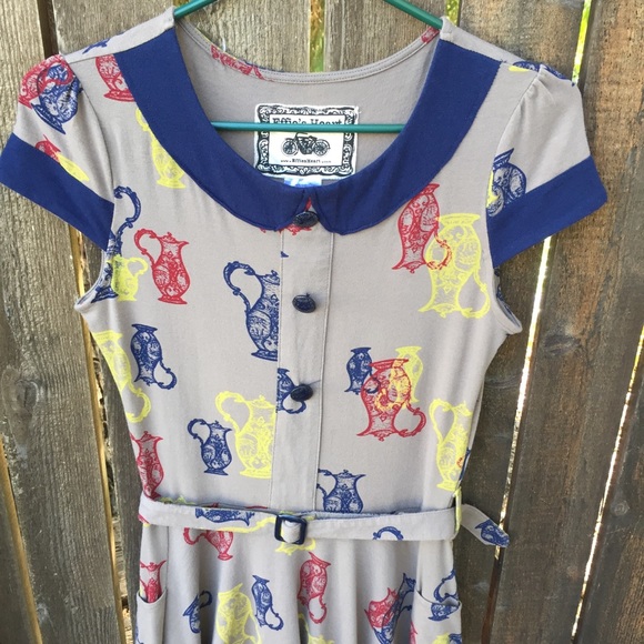 Effie’s Heart Teapot Dress Size Small - Picture 2 of 15